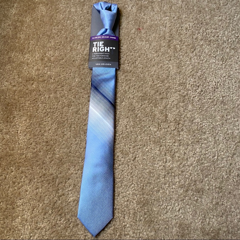 Blue Van Heusen Tie
